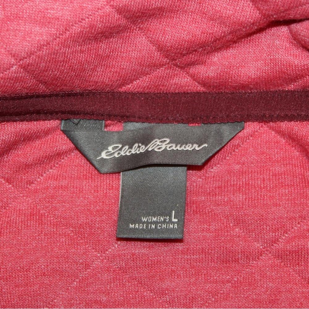 Eddie Bauer red/pink pullover (NWT) (size women’s L) - Picture 7 of 10
